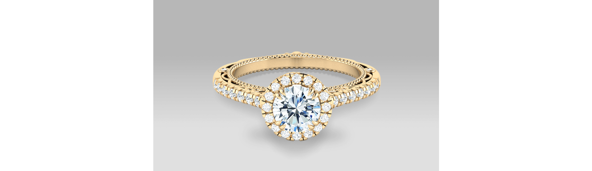 A few ways to make your engagement ring look bigger